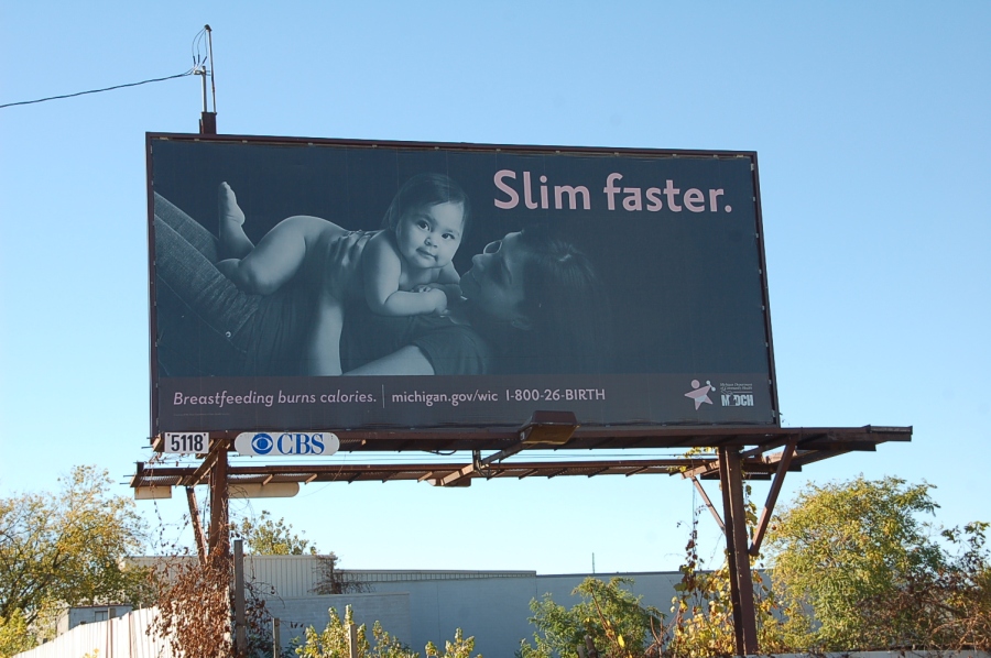 Breast Feed You'll Slim Faster Billboard